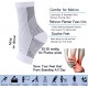 Yoga Foot Alignment Socks Easing Five Toe Separator Plantar Fasciiti Relief & Men & Women (White，L/XL)