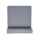Yoga Mat with GuideAlign Extra Large, Extra 6mm thick, for men,women Without Bag, Grey Brick)