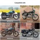 Royal Enfield KXA00125 BAR End Mirror Mounts Meteor 350 / Classic Reborn from Sep 2021 Models Onwards / Hunter Royal Enfield