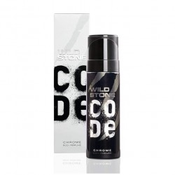 Wild Stone Code Chrome No Gas Body Perfume for Men 150 ml pack of 2