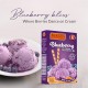 BAKERS Blueberry Ice Cream Powder 100% Veg Instant Mix Pack of 6 (100 gm x 6)