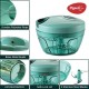 Pigeon Polypropylene Mini Handy and Compact Chopper with 3 Blades for 400 ml)