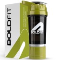 Boldfit Plastic Gym Protein Shaker Bottles For For Men & Women Black - 500 ml