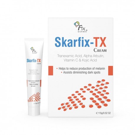 Fixderma 10% Tranexamic Acid + 2% Kojic Acid + 1% Arbutin SKARFIX -TX Face Cream  -15gm