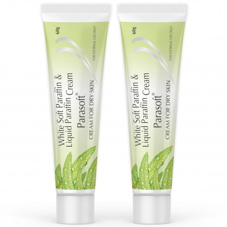 Parasoft Cream - Intense Moisturizer Nourishing Cold Cream & Winter Cream for Men & Women - 60gm (Pack of 2)
