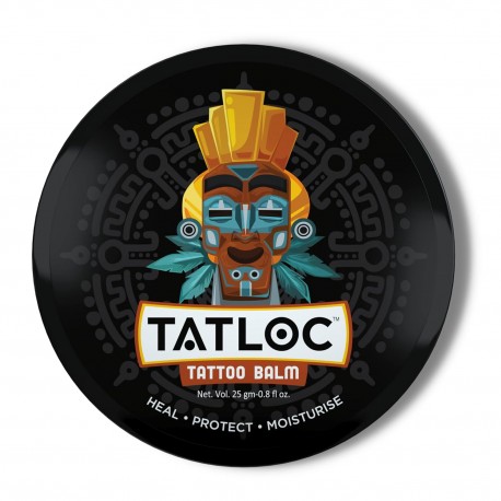 Tatloc Tattoo Healing Balm With Vitamin A and D, Natural Herbs and Oils 25 gm pack of 2