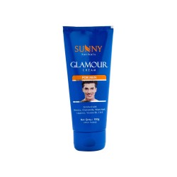 Sunny Glamour Cream With Aloe Vera, Vitamin B3, C & E To Moisturize & Removes Damaged Skin Cells For men 100 gm