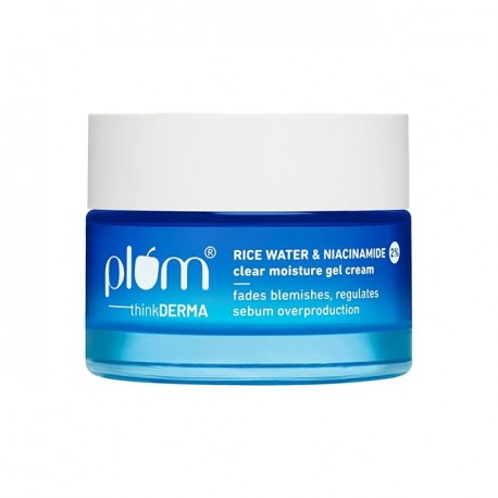 Plum 2% Niacinamide & Rice Water Super Light Gel Cream - 50gm