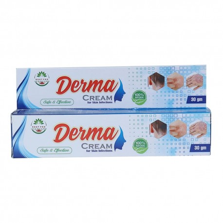 Root Pro India Derma Cream Safe & Effective For Skin Infaction (Pack of 1, 30 gm)