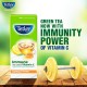 Tetley Green Tea Immune with Added Vitamin C, Lemon and Honey, 100 Tea Bags