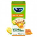 Tetley Green Tea Immune with Added Vitamin C, Lemon and Honey, 100 Tea Bags