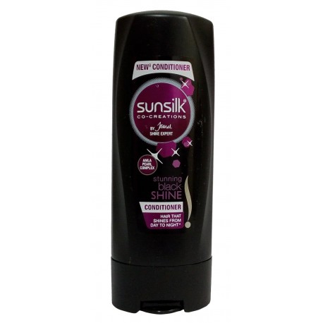 Sunsilk Hair Conditioner For All Skin Type Stunning Black Shine, 80ml (Pack of 2)