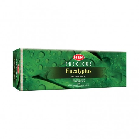 HEM Incense Eucalyptus - Box of Six 20 Stick Tubes