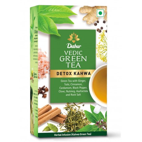 Dabur Vedic Detox Kahwa Green Tea - 25 Teabags