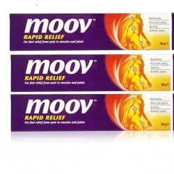 Moov Fast Pain Relief Cream - 50g (Pack of 3)