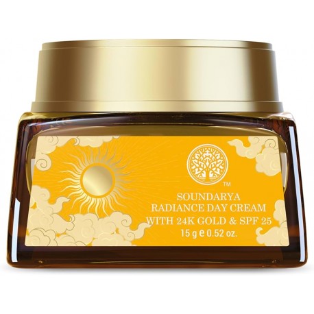 Forest Essentials Soundarya Radiance Cream With 24K Gold SPF25 - 15gm