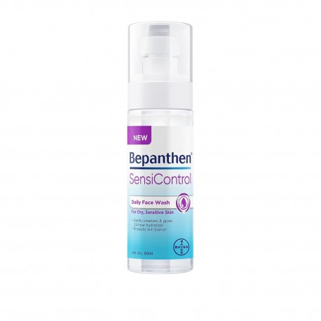 Bepanthen SensiControl Daily Gentle Face Wash For Dry & Sensitive Skin, 80ml