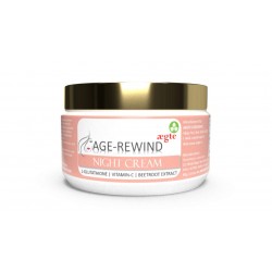 Aegte Age Rewind Night Cream – All-Natural Multi Beneficial L-Glutathione Skin Lightening Cream with Vitamin-C