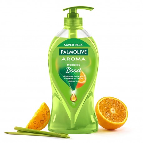 Palmolive Aroma Morning Boost Body Wash, 750Ml Shower Gel