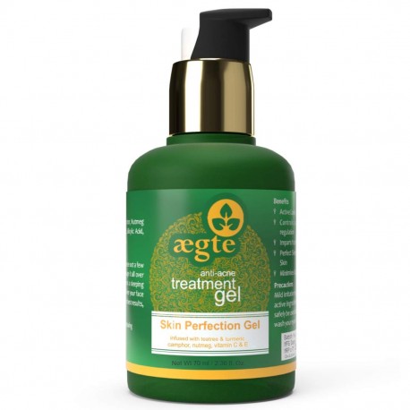 Aegte Oil Free Anti Acne Treatment Facial Skin Perfection Gel For Radiant And Glowing Skin