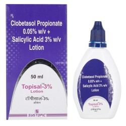 Topisal 3% Lotion 50ml (Pack of 2)