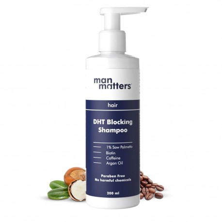 Man Matters DHT Blocking Anti Hair Fall Shampoo 200ml () PACK OF 2
