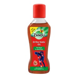 Zandu Ortho Vedic OilAyurvedic Oil for Relief from Knee and Joint Pain - 120ml (pack of 2)