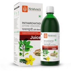 KRISHNA'S HERBAL & AYURVEDA Patharchatadi Juice-1000 Ml Dissolve Or Break The Stone Goodness Of Pashanbhed (PACK OF 2)