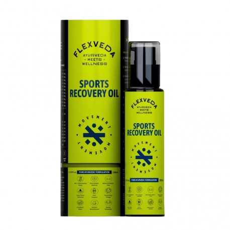 Flexveda Sports Recovery Ayurvedic Muscle & Joint Relief Oil 100ml