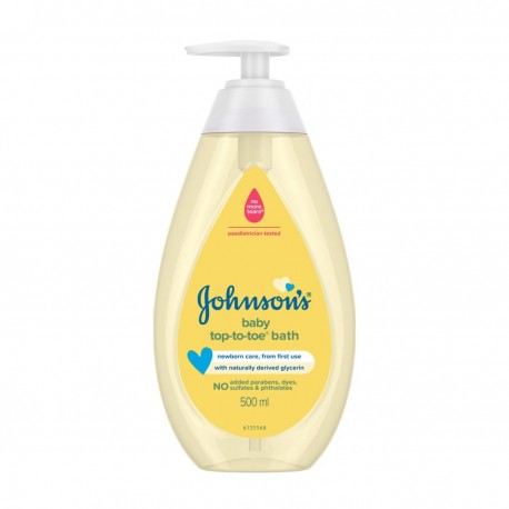 Johnson's Baby Top to Toe Baby Bath 500ml (pack of 2)
