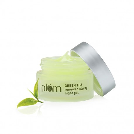 Plum Green Tea Renewed Clarity Night Gel Mini  Oily, Acne-Prone Skin (pack of 3)
