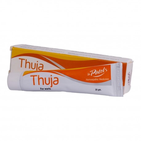 DR PATELS HOMEOPATHIC MEDICINES Pack of 1 Homeopathic Thuja Ointment 25gms (pack of 3 )