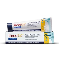 three60+ RAPID PAIN RELIEF Gel Get Immediate and Long Lasting Relief from Arthritis Pain 50g Gel Pack of 1