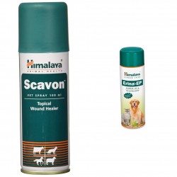 Himalaya Combo of Scavon Spray 100 ml & Erina Ep Powder 150g (pack of 2)