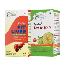 FYTIKA HEALTHCARE PRODUCTS Fit Liver + Let It Melt (Combo Pack)  Milk Thistle 200Mg  Kutki50Mg