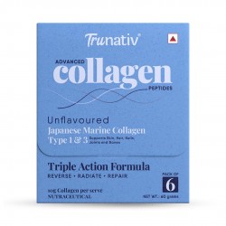 Trunativ Advanced Japanese Marine Collagen Powder  Women and Men  60g (Pack of 1)