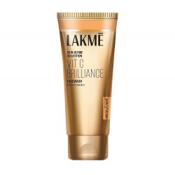 Lakme Vitamin C Brilliance100% Soap Free Cleanser Facewash 100g (pack of 2)