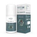 Vyom India Pain Relief Oil Roll On Relief in Joint Muscle Knee Back Neck Shoulder Pain Ayurvedic Oil - 50 ML