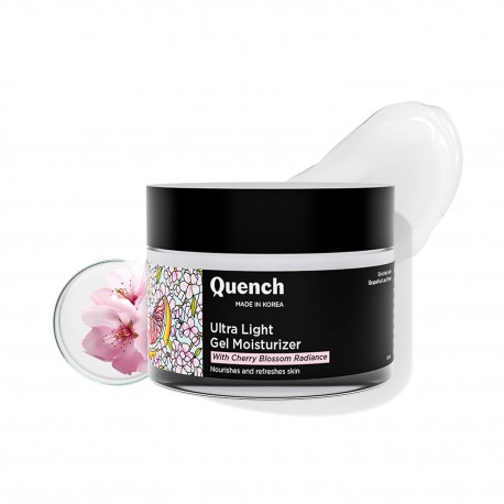 Quench 2% Niacinamide Ultra Light Gel Moisturizer Instantly Brightens Skin Water-Like Gel Texture