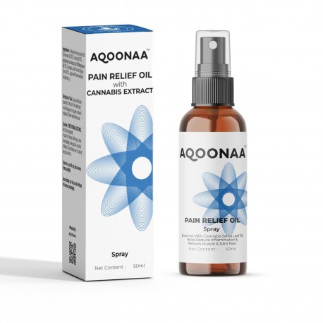 AQOONAA Natural Pain Relief Spray Pack 2 (50ml)