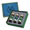 Forest Essentials Essentials For Him  Sandalwood & Orange Peel Spray Luxurious Gift Set For Men  3 Piece Gift Set