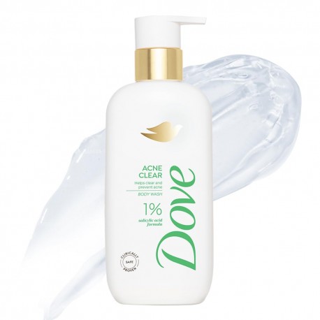 Dove Acne Clear Serum Body Wash Paraben & SLS free  300 ml