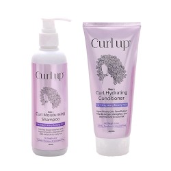 Curl Up Hair Wash Combo with Curly Hair Shampoo And Conditioner Combo of 2 400ml
