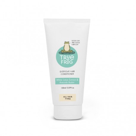 TRue FRoG Everyday Hair Conditioner To Smoothen Hair And Fight Frizz With White Lotus 150 Ml