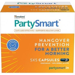 Himalaya Party Smart, 25 -Capsules (Pack of 2)