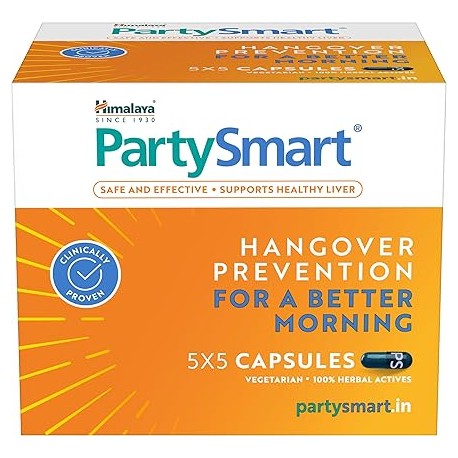 Himalaya Party Smart Capsules (Box of 25 Cap)
