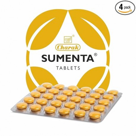 Charak Pharma Sumenta Tablet with tagar and jatamansi for natural care in Stress and Anxiety