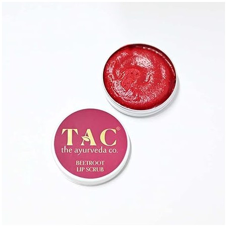 TAC The Ayurveda Co. Beetroot Lip Scrub for Dry & Chapped Lips