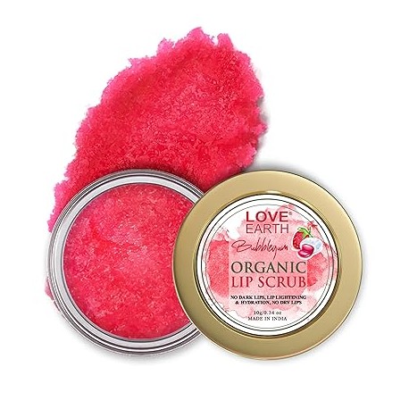 Love Earth Organic Lip Scrub Bubblegum