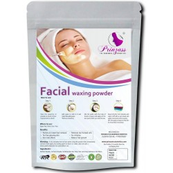 Prinzass The Handmade Cosmetics Facial Hair Removal Wax Powder for women and men, all type of skin, 100 gram